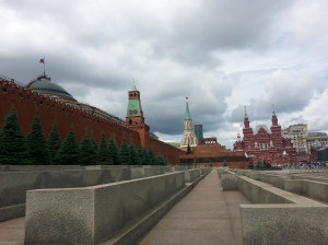 View of the Kremlin wall facing Red Square
